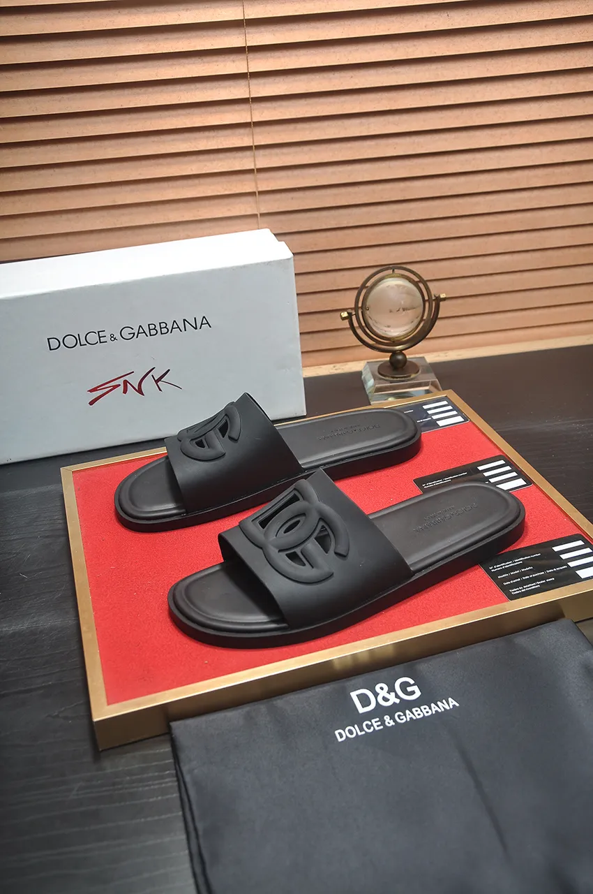 Men's shoes 💰280 [D&G] High-end quality Product trademark: DG "Dolce & Gabban*" slippers, Product material: Imported cowhide upper, original air cushion outsole, regular size: 38-45
